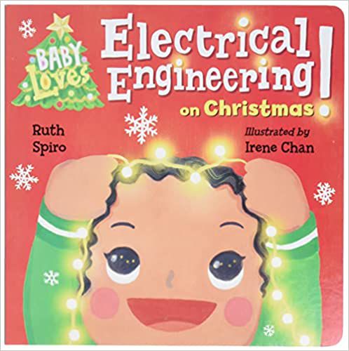 Couverture du livre bébé aime le génie électrique à Noël
