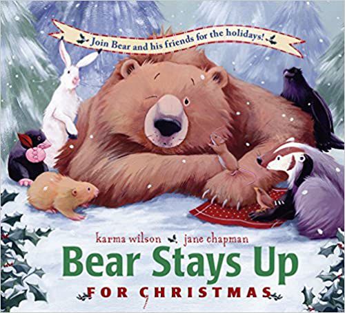 Couverture de livre pour les séjours d’ours pour Noël
