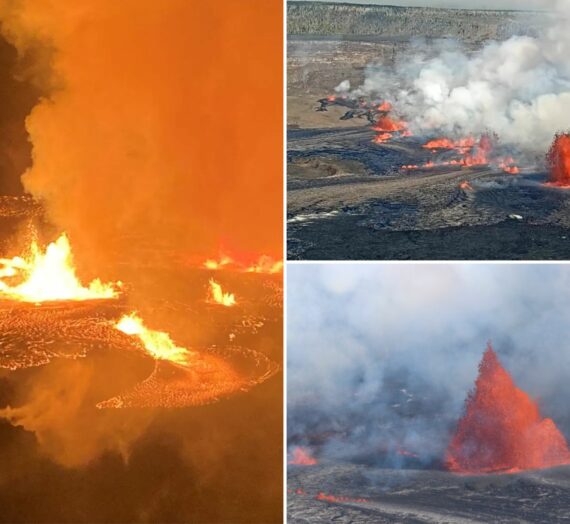 Le volcan Hawaii Kilauea entre en éruption avec de la lave rougeoyante après près de 2 mois de calme