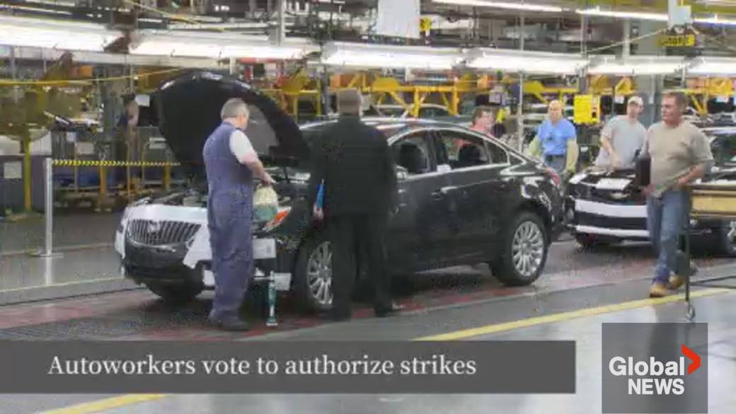 Cliquez pour lire la vidéo : « Les travailleurs de l’automobile d’Unifor votent massivement pour autoriser les grèves chez GM, Ford et Stellantis »