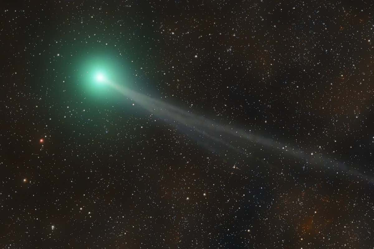 La comète a été découverte le 12 août 2023 par Hideo Nishimura lors d’expositions de 30 secondes avec un appareil photo numérique standard. Pris à Nerja, M ?? laga. Andalousie. Sud de l’Espagne.